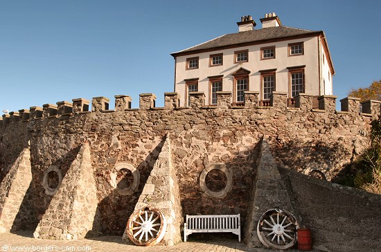 Gunsgreen House - built for Eyemouth merchant John Nisbet - reputed to have been involved in the smuggling trade in the 18th Century.
