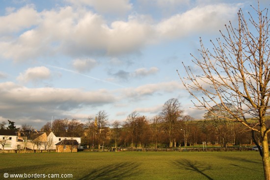 View from Gibson Park, beside the caravan site.