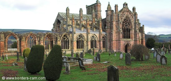 Melrose Abbey.